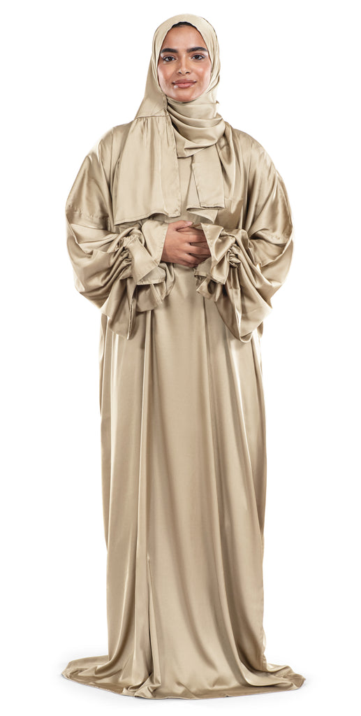 Sand Satin Islamic Prayer Wear | Urban Rugs UAE