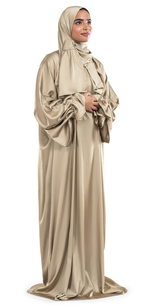 Sand Satin Islamic Prayer Wear | Urban Rugs UAE