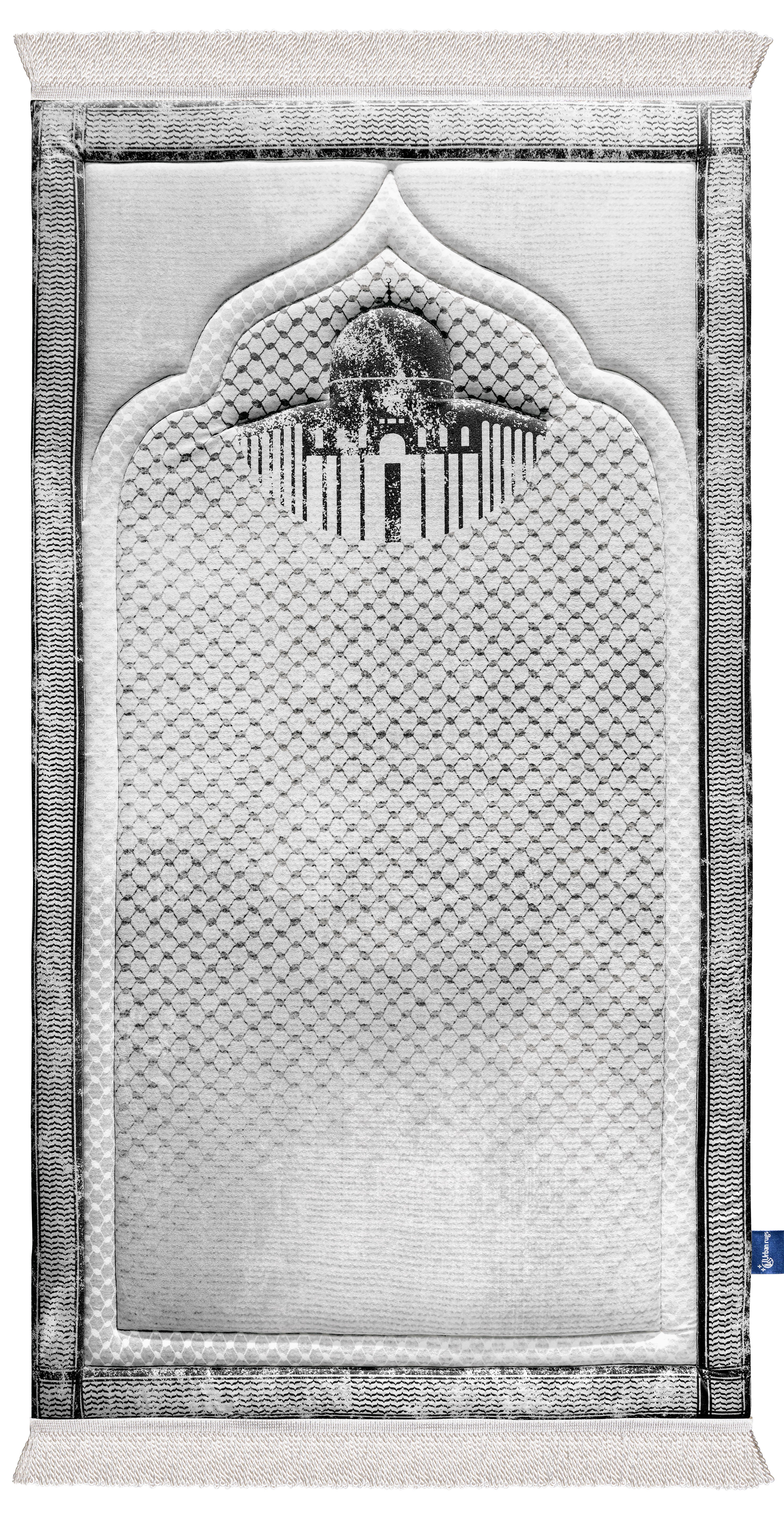 Palestine Rug Palestinian Kufiya Premium Prayer Mat | Urban Rugs UAE – URBAN RUGS ...